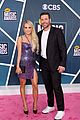 carrie underwood purple animal print dress mike fisher cmt awards 15