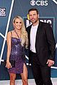 carrie underwood purple animal print dress mike fisher cmt awards 20