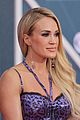 carrie underwood purple animal print dress mike fisher cmt awards 21