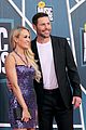 carrie underwood purple animal print dress mike fisher cmt awards 24
