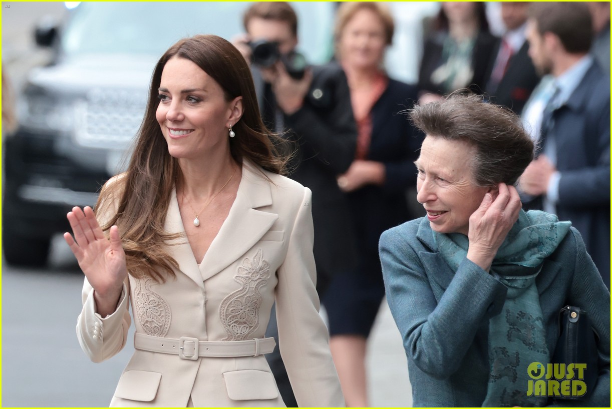 Duchess Kate Middleton & Princess Anne Do First Ever Joint Royal Outing