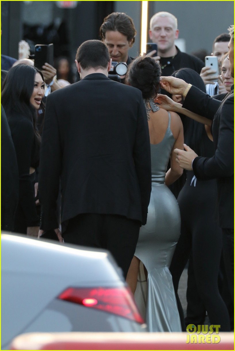 Kim Kardashian Holds Hands with Pete Davidson While Arriving to 'The