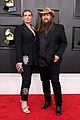 chris stapleton joined by wife morgane at grammys 01