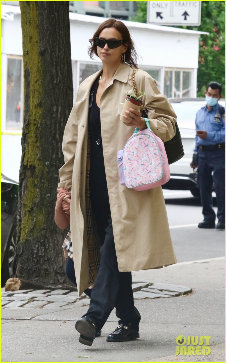 andy cohen irina shayk randomly bumped into each other while out in nyc 17