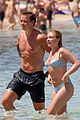 will poulter florence pugh ibiza beach day 06
