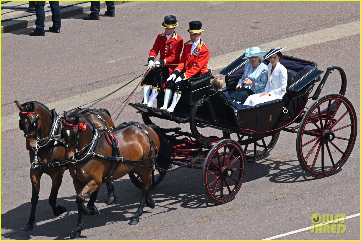 Prince Princess Charlotte, & Prince Louis Make Trooping the