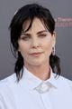 charlize theron debuts black hair at her charity event 02