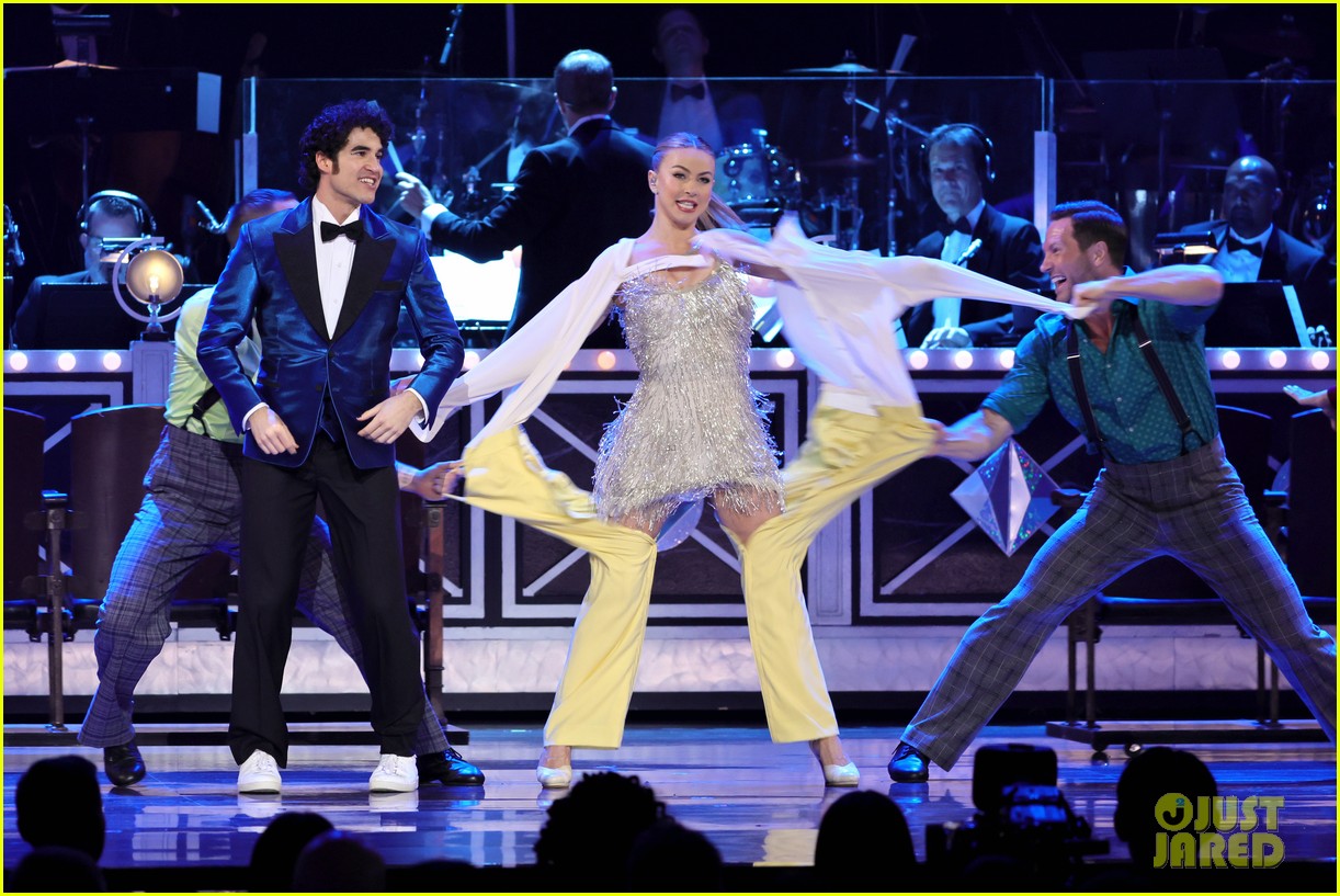 darren criss wrote his julianne hough opening number for tony awards act one 03