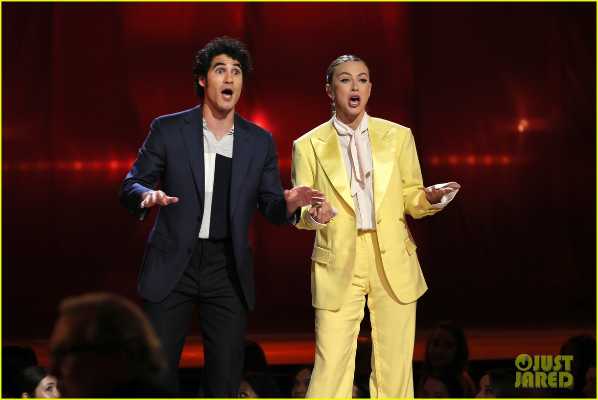 darren criss wrote his julianne hough opening number for tony awards act one 15