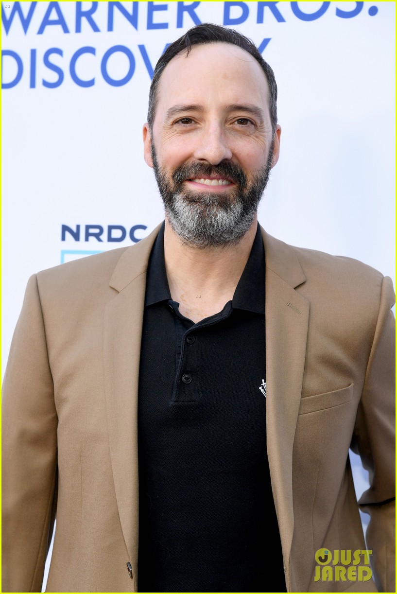 Julia LouisDreyfus Reunites with 'Veep' CoStar Tony Hale at NRDC's Night of Comedy Benefit