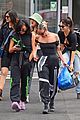 lily james flies out of glastonbury with gemma chan 10