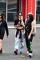 lily james flies out of glastonbury with gemma chan 14