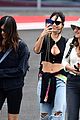 lily james flies out of glastonbury with gemma chan 19