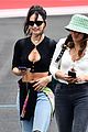 lily james flies out of glastonbury with gemma chan 21