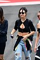 lily james flies out of glastonbury with gemma chan 22