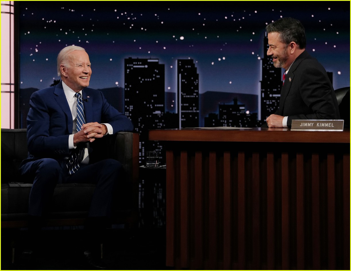 President Joe Biden Makes First Late Night TV Appearance on 'Kimmel