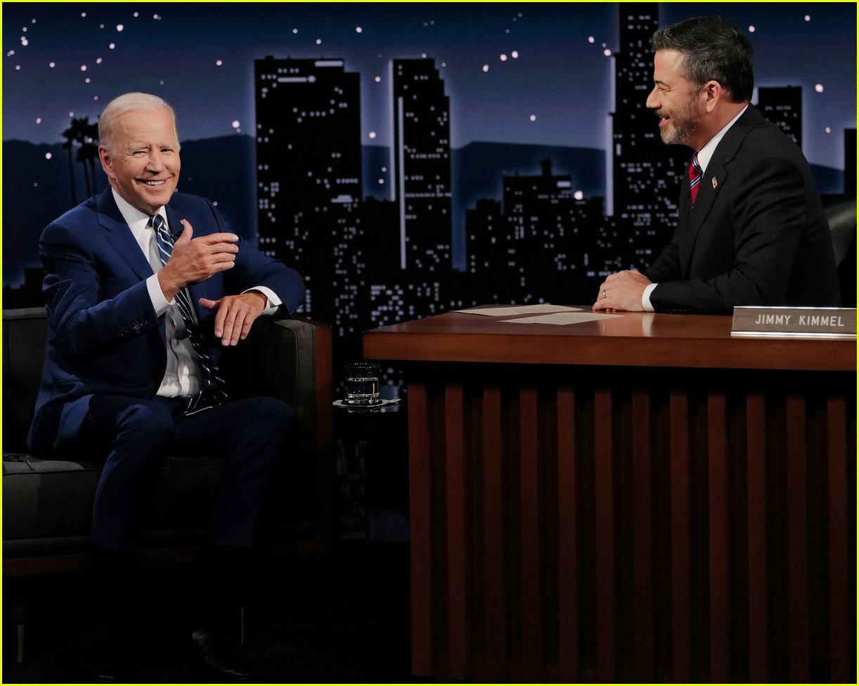 President Joe Biden Makes First Late Night TV Appearance on 'Kimmel