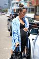 leona lewis wears baby bump hugging bodysuit for appointment 02