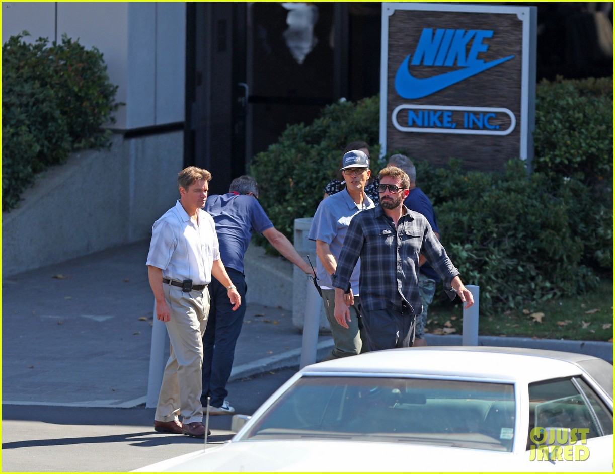 Ben Affleck & Matt Damon Are All Smiles on the Set of Their New 'Nike