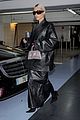 kim kardashian leaves paris in all leather 03