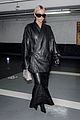 kim kardashian leaves paris in all leather 10