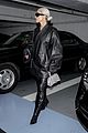kim kardashian leaves paris in all leather 17