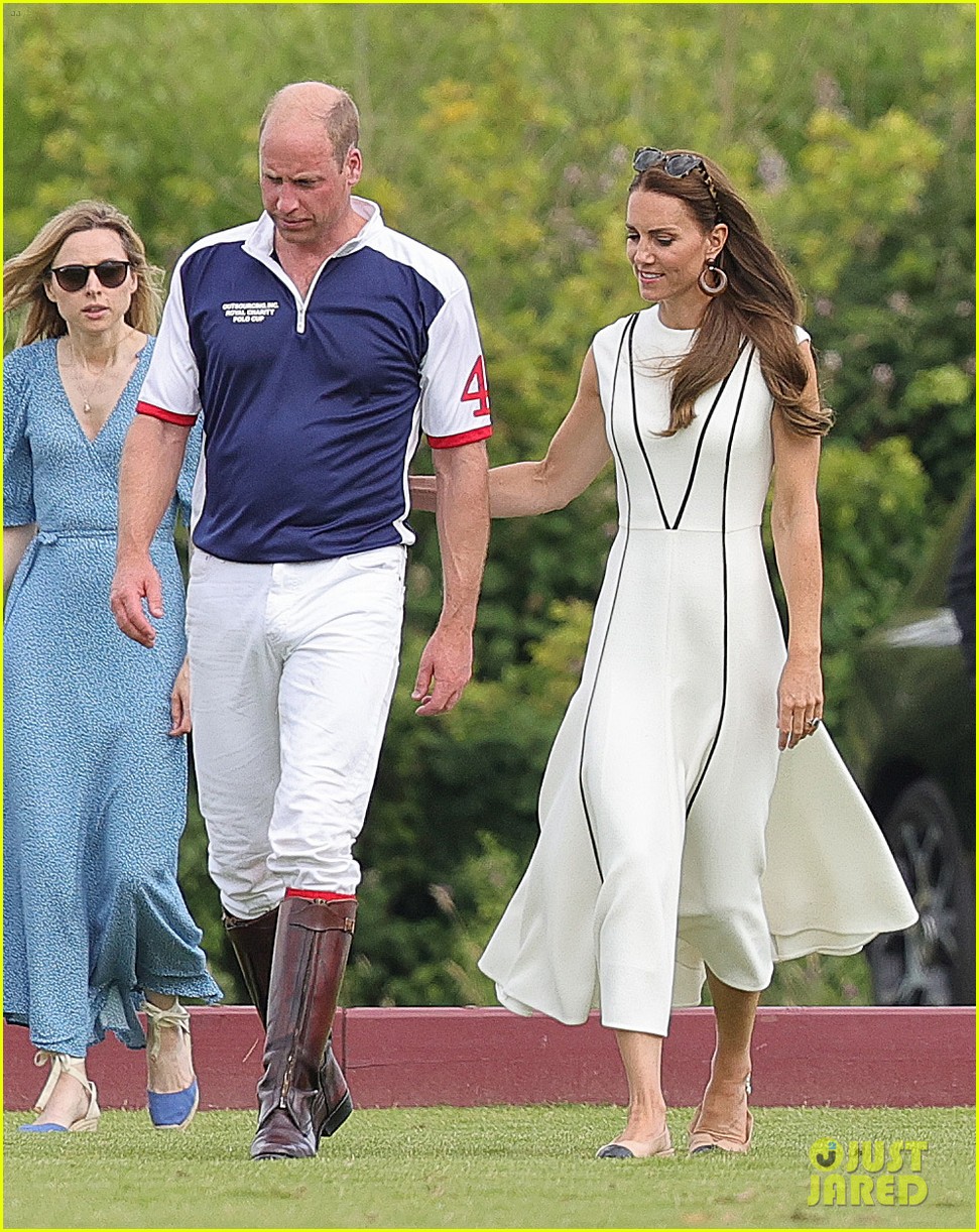 Prince William & Duchess Kate Middleton Engage in Rare PDA at His Polo