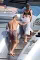 maluma susana gomez hose off yacht vacation in spain 22