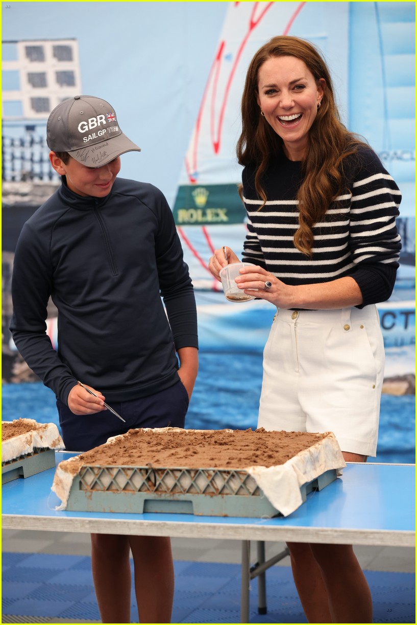 Kate Middleton Sets Sail With Team Great Britain During Grand Prix(00)