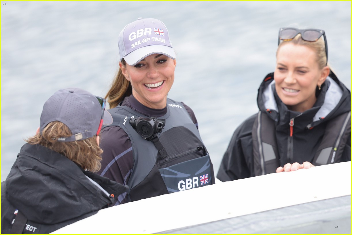 Kate Middleton Sets Sail With Team Great Britain During Grand Prix