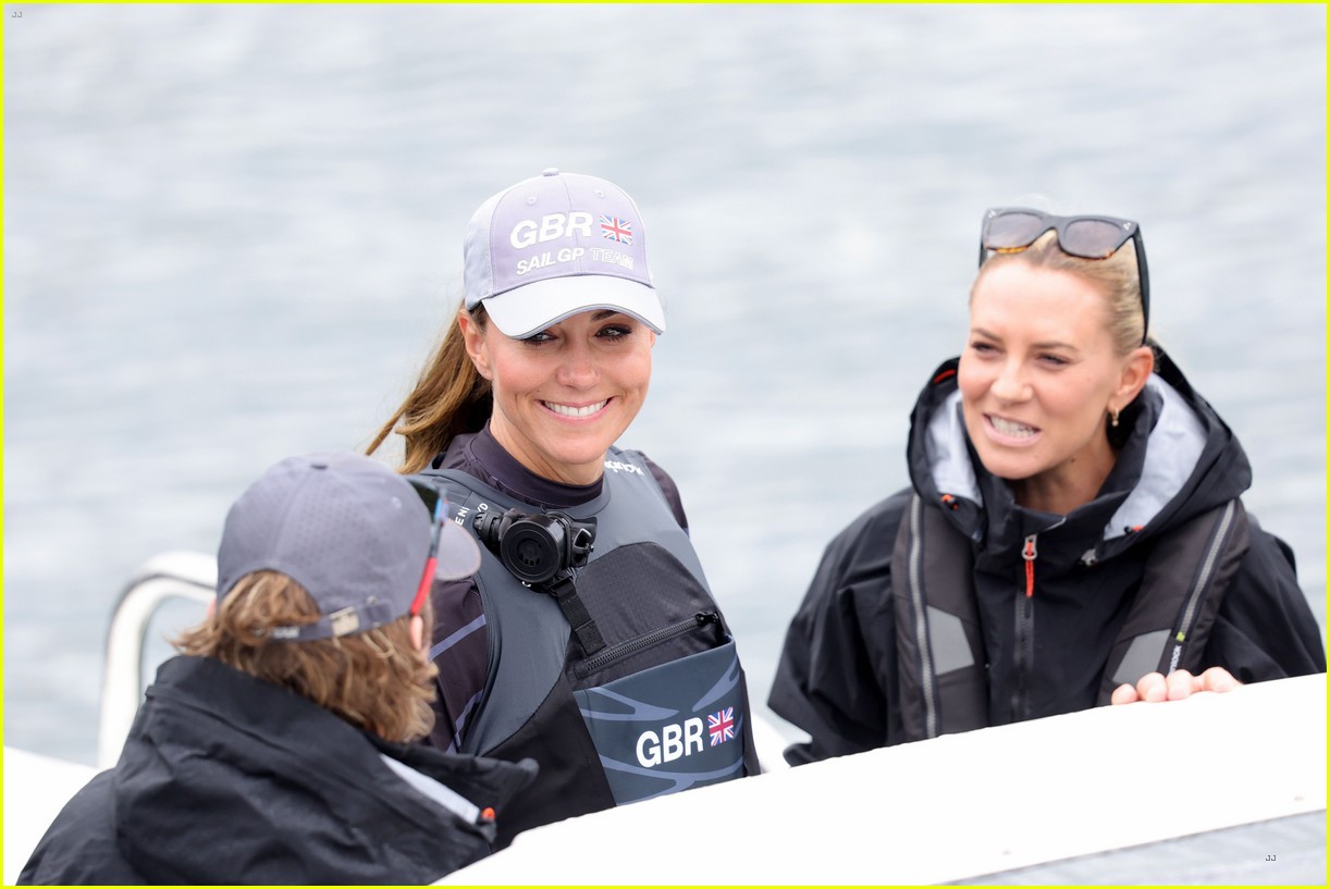 Kate Middleton Sets Sail With Team Great Britain During Grand Prix