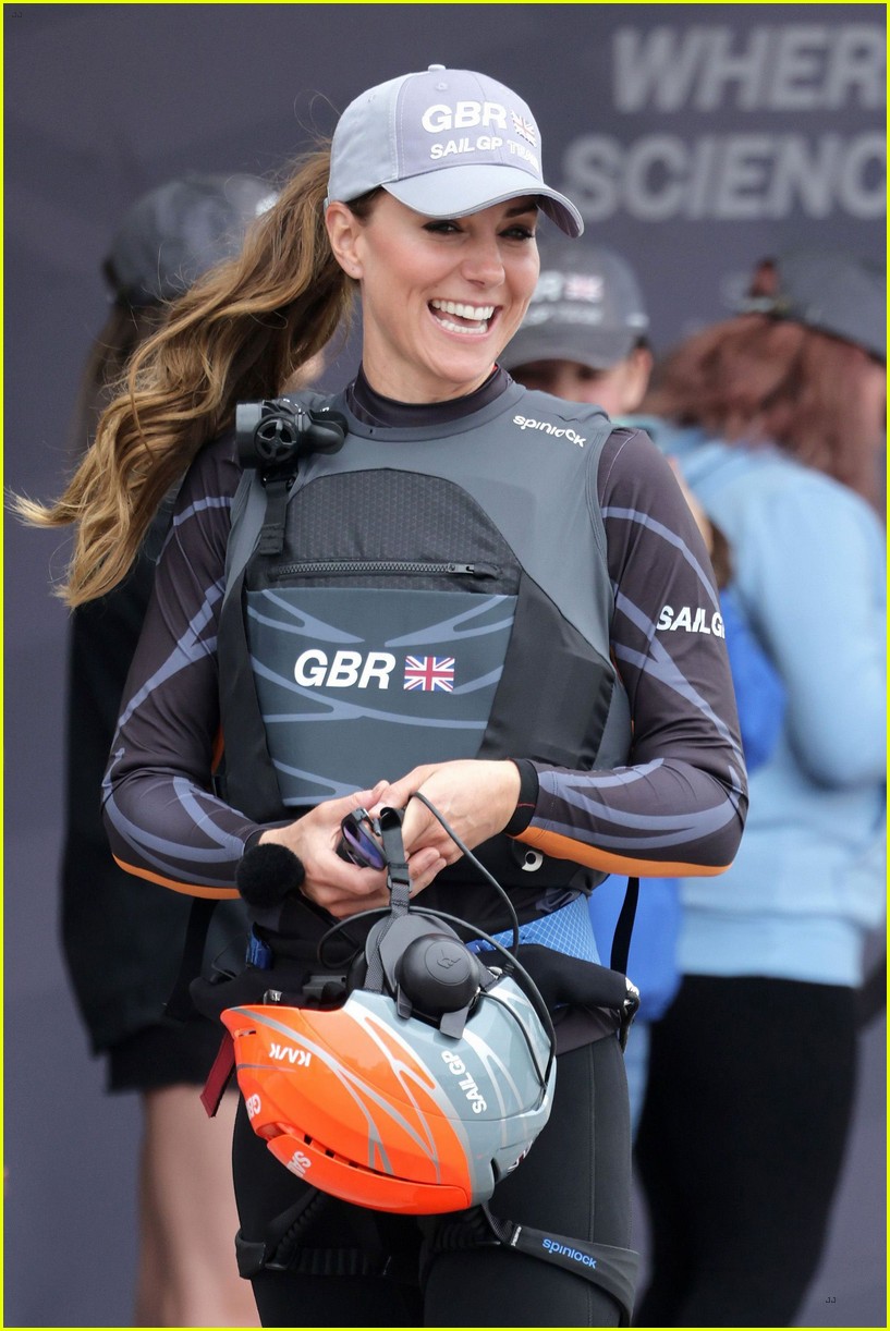 Kate Middleton Sets Sail With Team Great Britain During Grand Prix