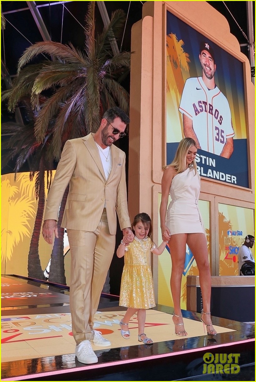 Kate Upton & Justin Verlander Bring Daughter Genevieve to MLB AllStar