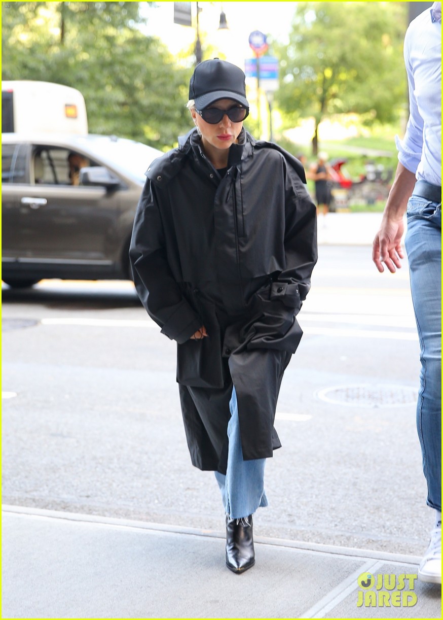 lady gaga trench coat ahead of chromatica ball show in nyc 034800744