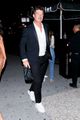 robin thicke april love geary sheer outfit dinner date 01