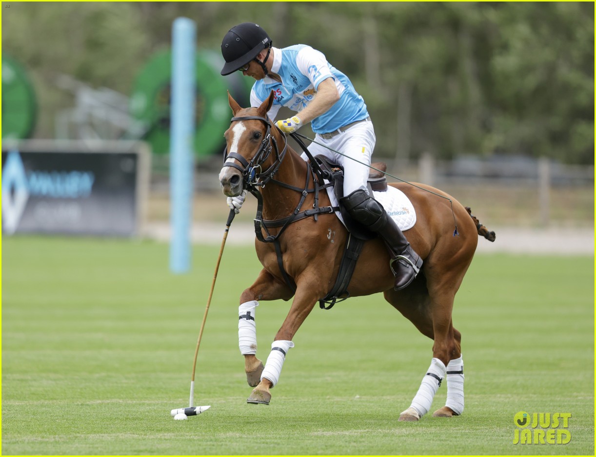 Prince Harry Honors Late Mom Princess Diana During Charity Polo Match
