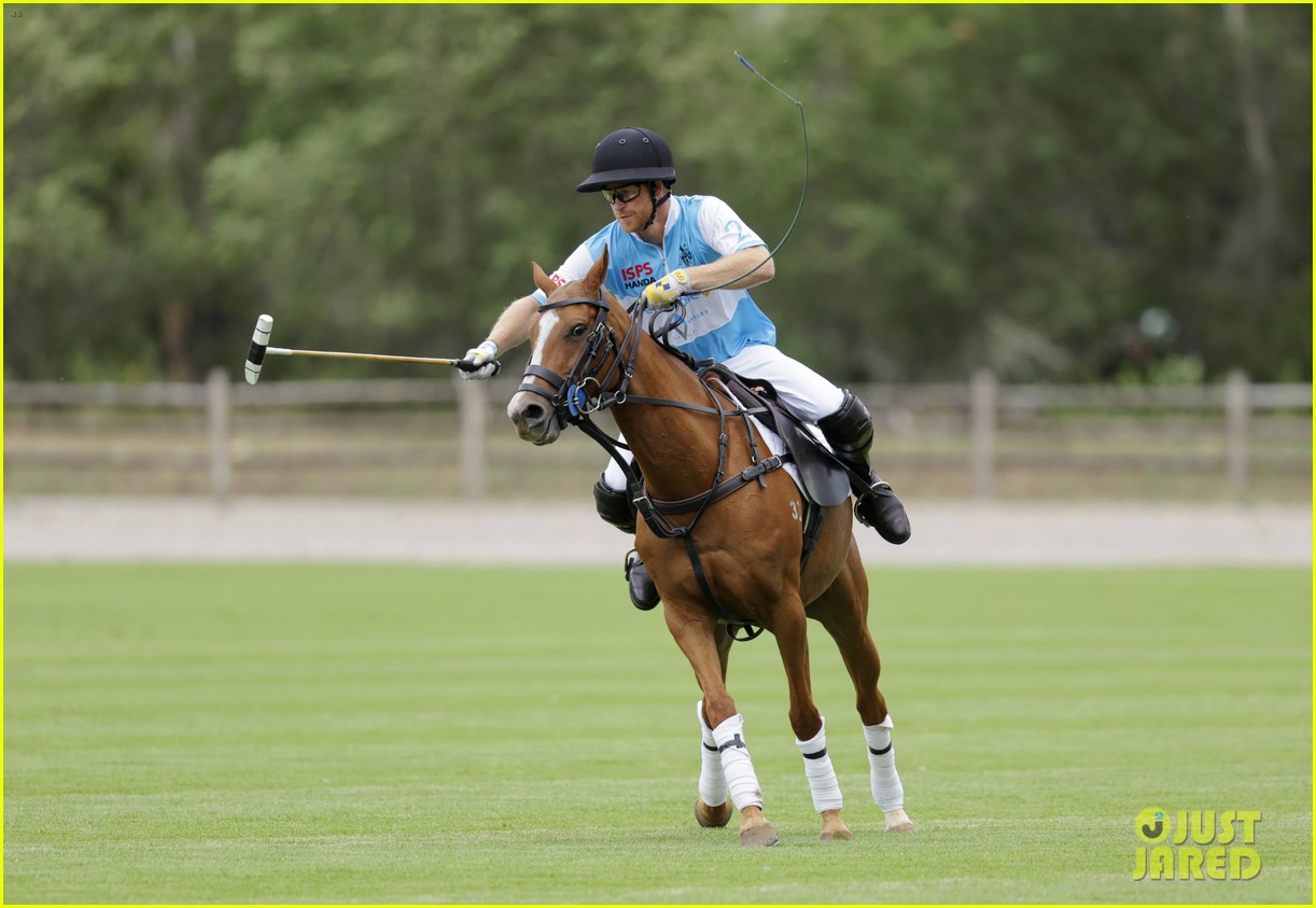 Prince Harry Honors Late Mom Princess Diana During Charity Polo Match