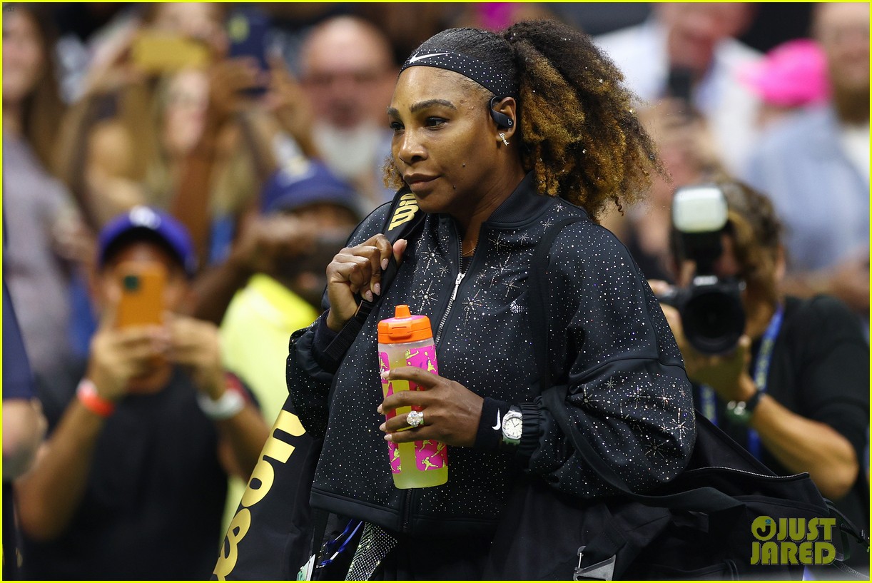 Serena Williams Makes U.S. Open Entrance Wearing a Train Ahead of