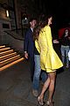 amal clooney yellow dress change george after ticket premiere 08