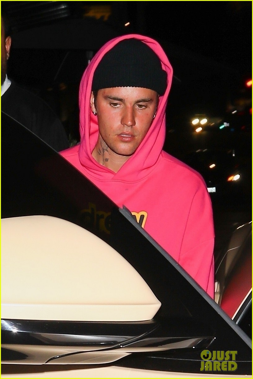 justin hailey bieber candids first outing postponed tour 074825488