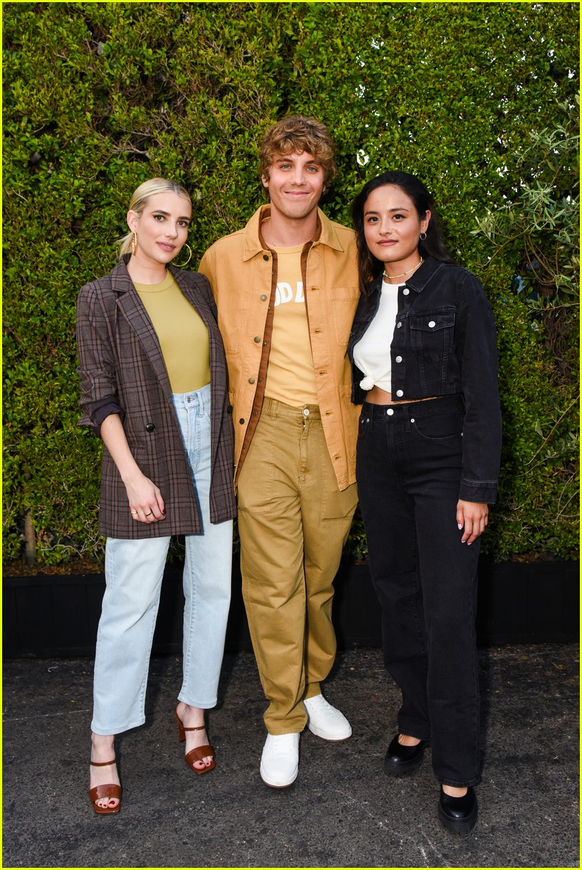 charles melton chase sui wonders couple up at madewell launch event 184814847