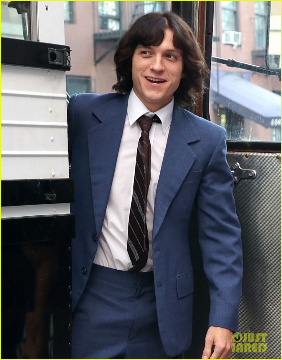 tom holland suits up filming the crowded room 04