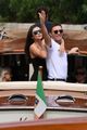 ed weswtick amy jackson share a kiss boat ride italy 15
