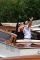 ed weswtick amy jackson share a kiss boat ride italy 17