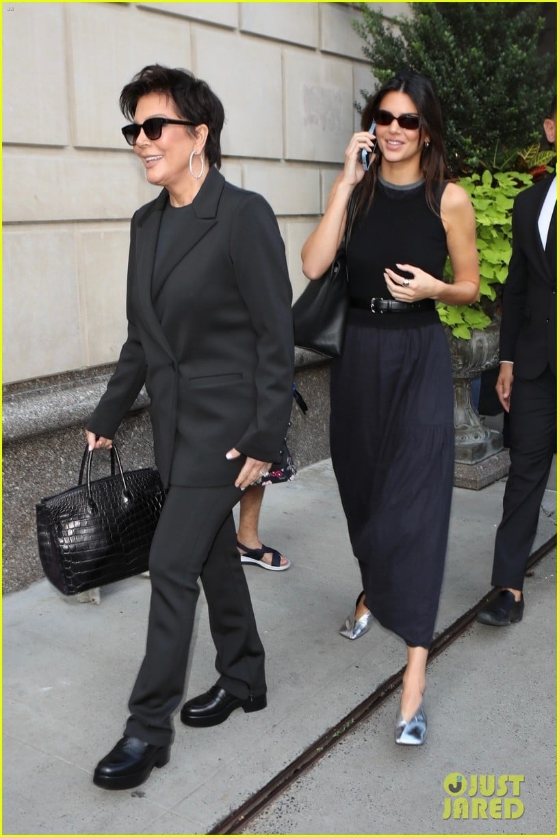 Kendall Jenner & Mom Kris Keep Busy in NYC During New York Fashion Week