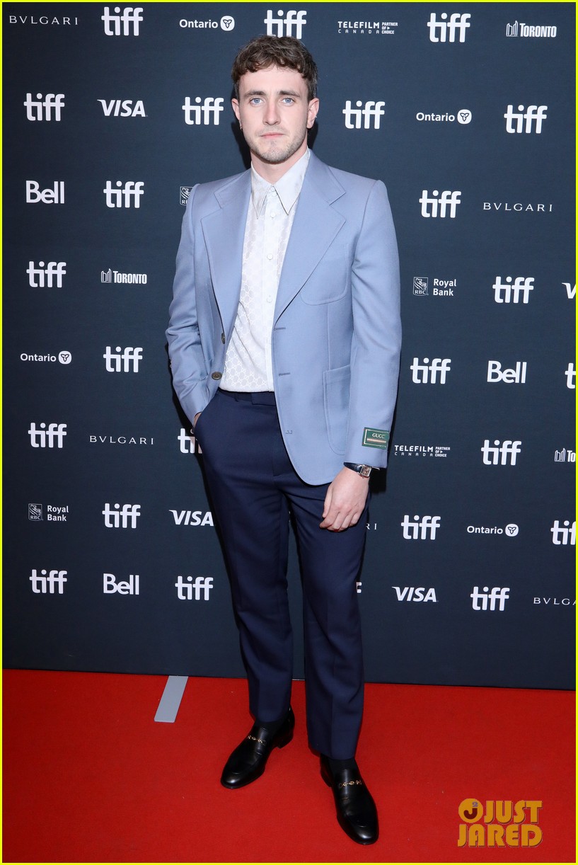 Paul Mescal Suits Up for 'Aftersun' Premiere During Toronto Film