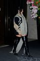 rihanna rocks thigh high leather boots night out nyc 10