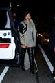 rihanna rocks thigh high leather boots night out nyc 15