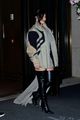 rihanna rocks thigh high leather boots night out nyc 16