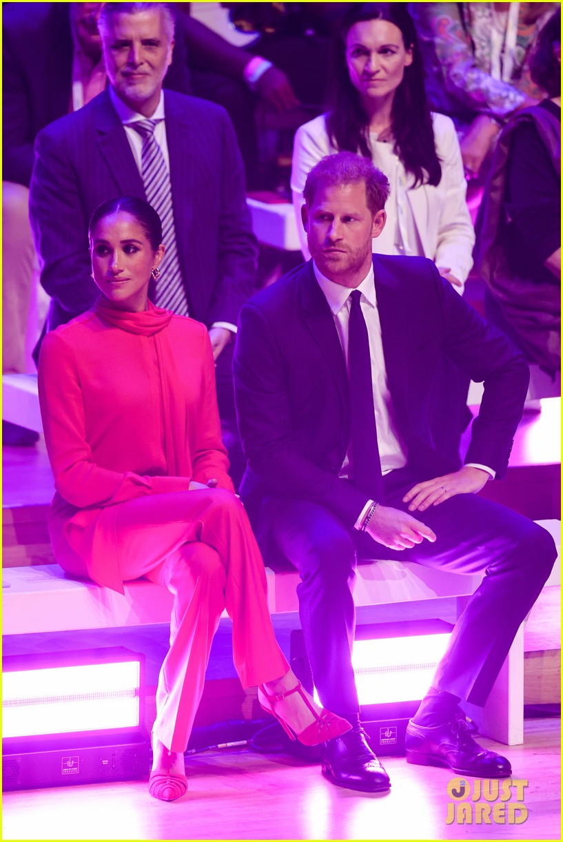 Meghan Markle Wears Red For 2022 One Young World Summit With Prince